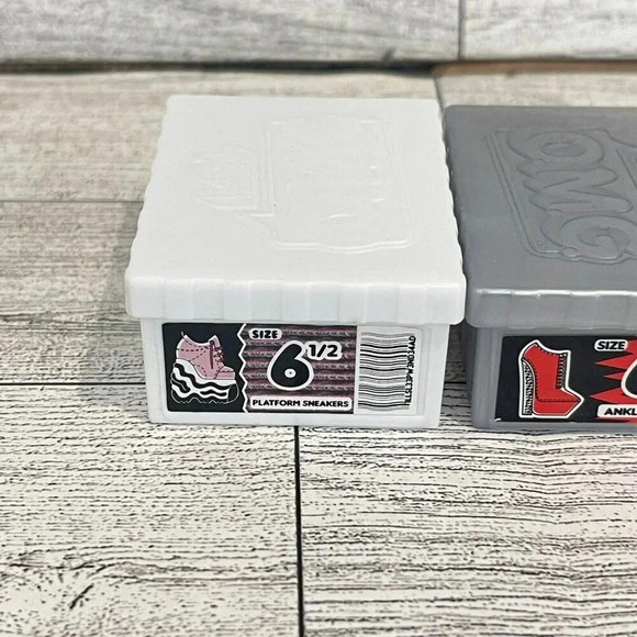 lol Surprise Dolls OMG Empty Shoe Boxes Lot Of 3 - Picture 2 of 7